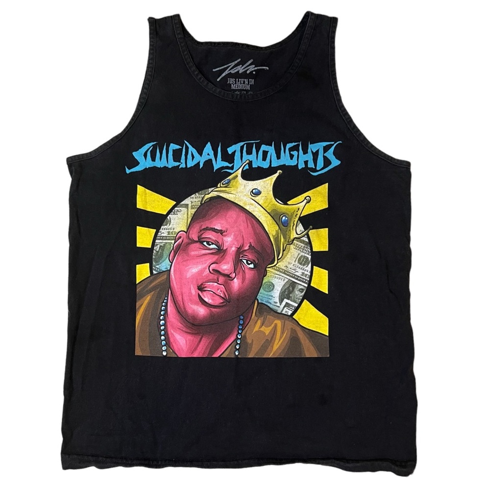 Biggie Smalls Tank Top Suicidal Thoughts Vintage Limited Edition NotoriousBIG